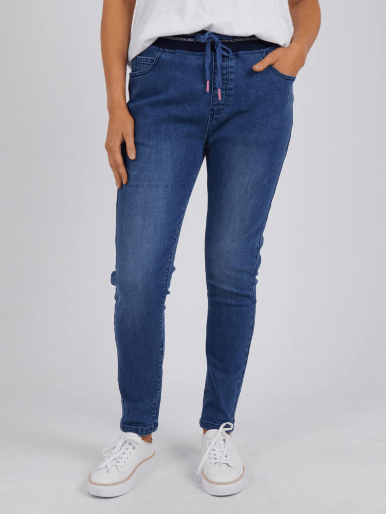 Elm - Melody Denim Jogger - Womens Fashion