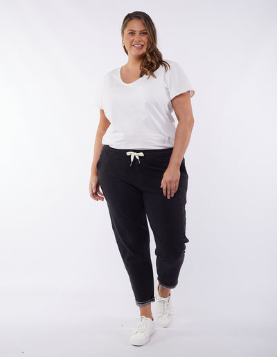 Elm - Rickety Pant - Black - Womens Fashion