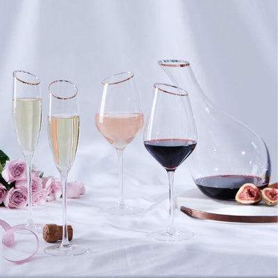 Elegance Stemmed Champagne Flutes