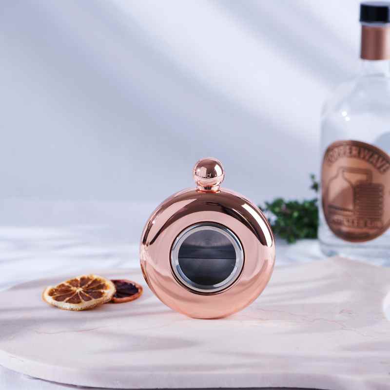 Copper Hip Flask