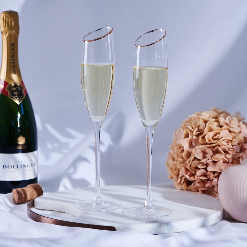 Elegance Stemmed Champagne Flutes