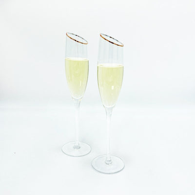 Elegance Stemmed Champagne Flutes