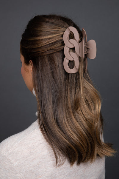 Link Hair Claw - Taupe