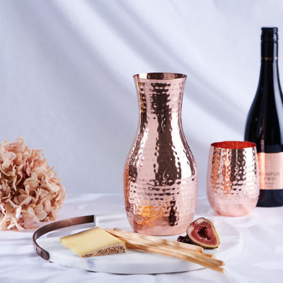 Hammered Copper Carafe