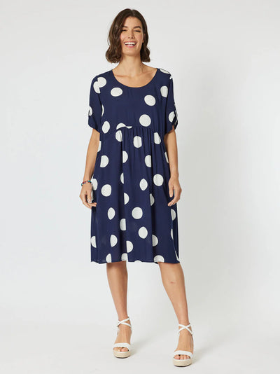 Clarity - Spot The Dress - Navy - Womens Fashion