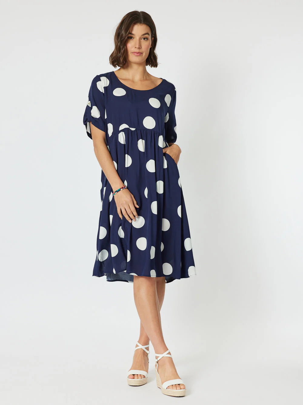 Clarity - Spot The Dress - Navy - Womens Fashion