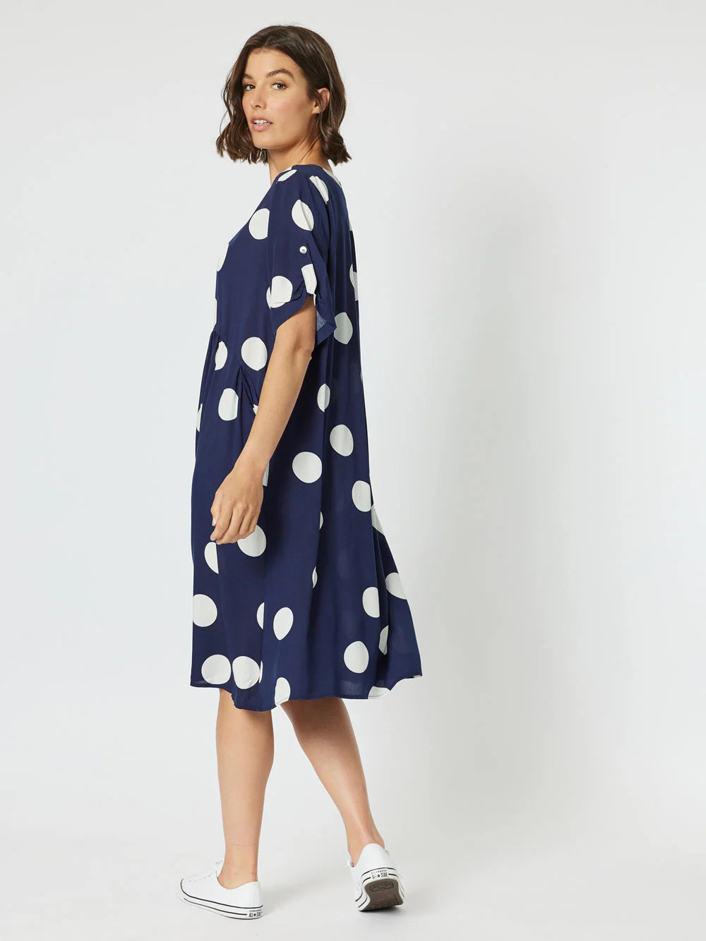 Clarity - Spot The Dress - Navy - Womens Fashion