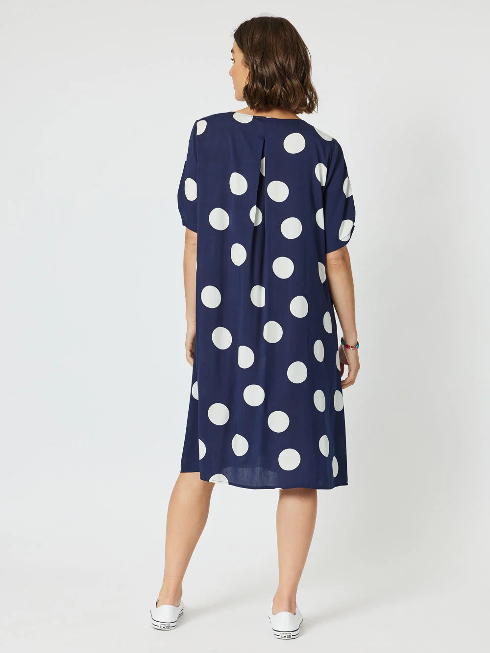 Clarity - Spot The Dress - Navy - Womens Fashion