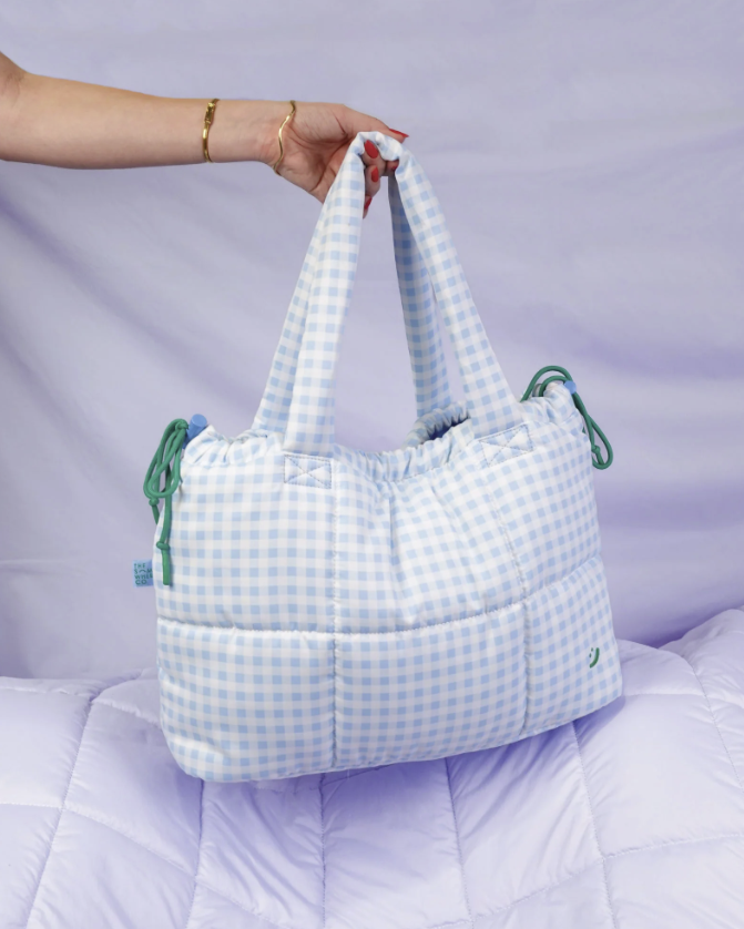 Blueberry Marshmallow Midi Tote