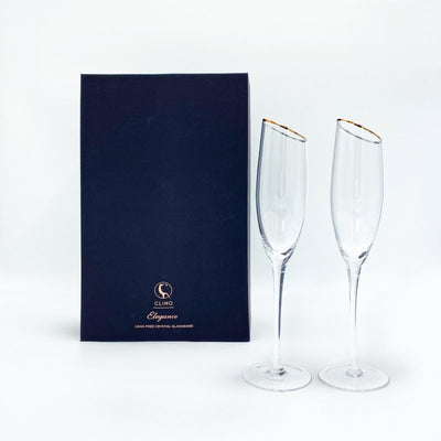 Elegance Stemmed Champagne Flutes