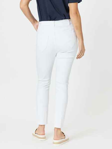 Threadz - Taylor Patch High Rise Skinny Leg Jeans - White - Womens Fashion