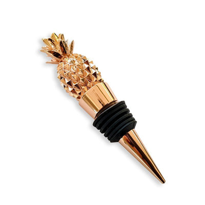 Pineapple Rose Gold Bottle Stopper