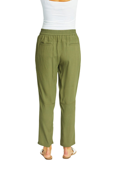 Ping Pong - Helen Slinky Cargo Pants - Khaki - Womens Fashion