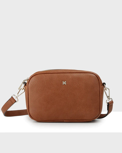 MONICA CAMERA CROSSBODY BAG - Tan