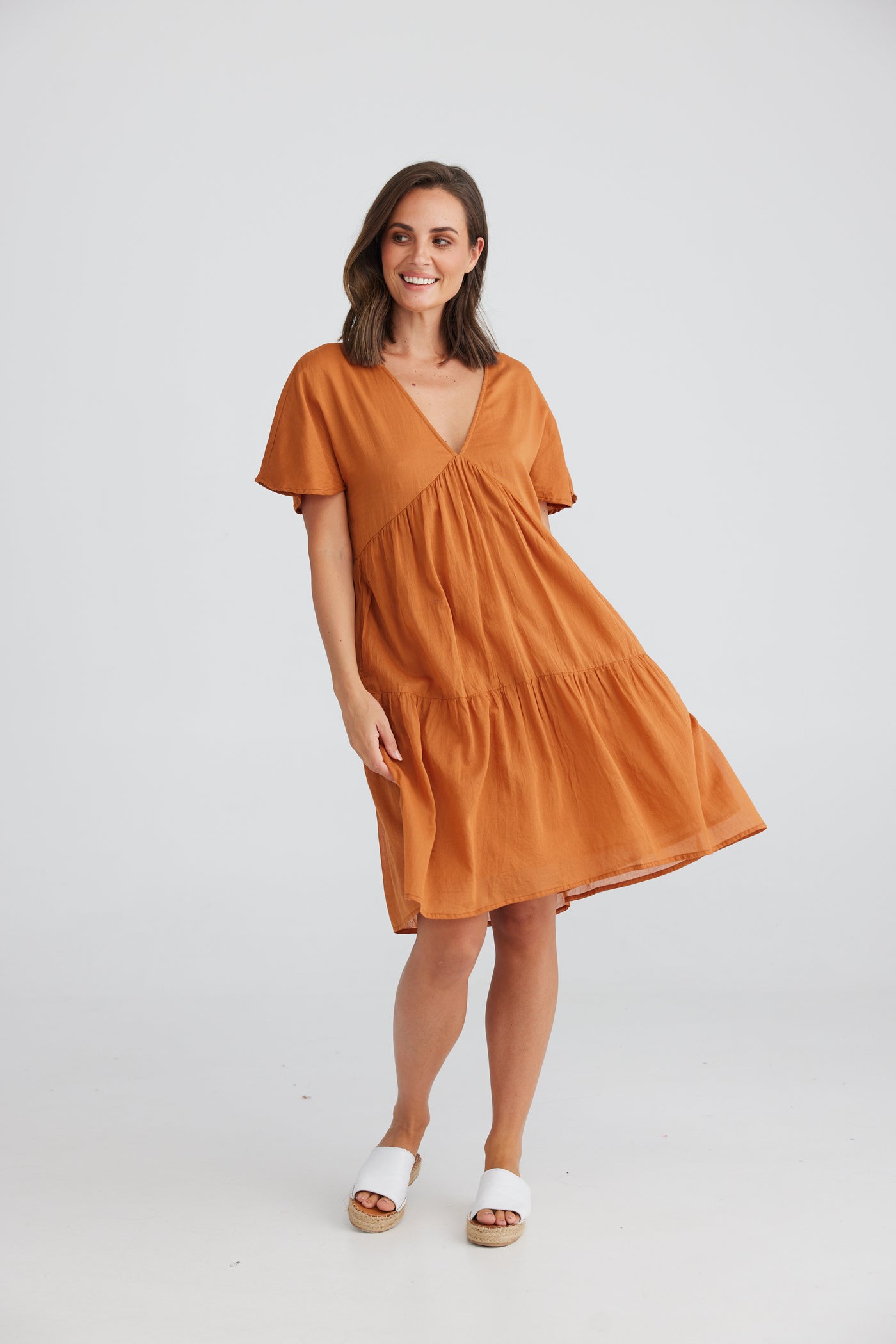 Holiday - Lola Dress - Copper - Womens Fashion