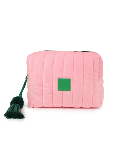 Pink Velvet Cosmetic Case