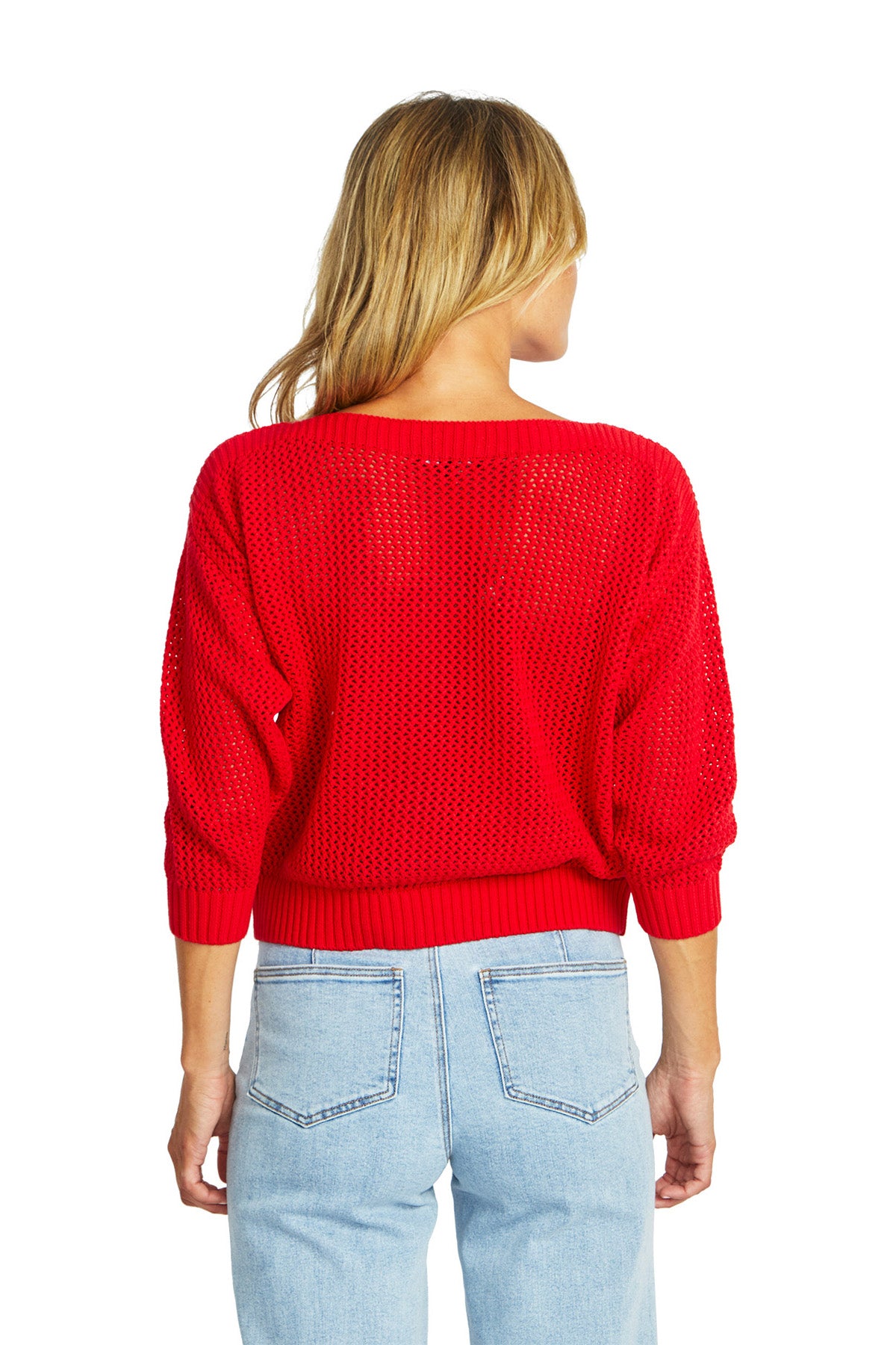 Ellie Open Knit Top | Poppy