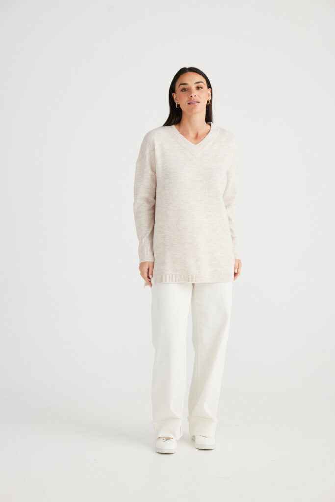 Bianca Long Knit | Natural