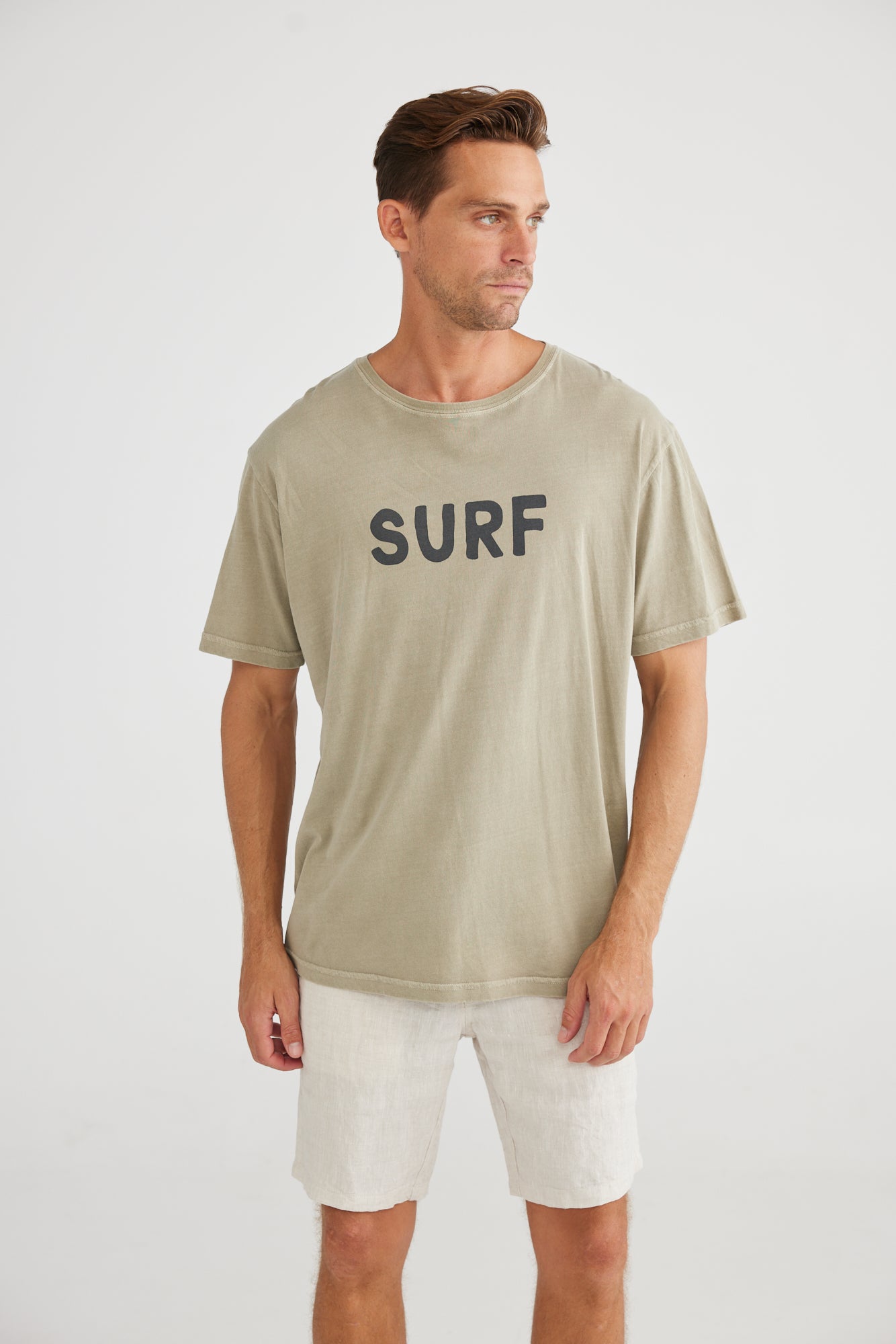 SURF TEE - KHAKI