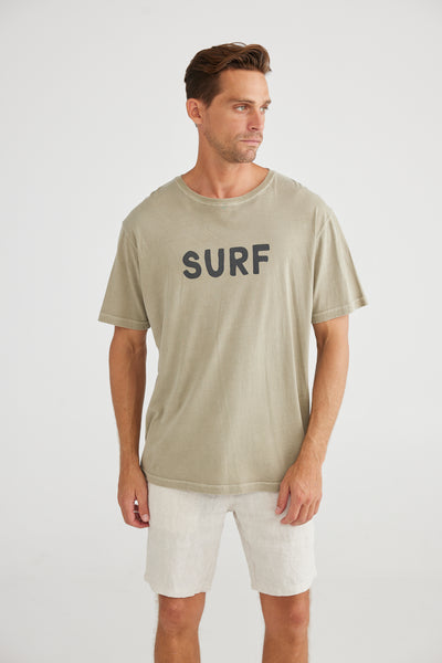 SURF TEE - KHAKI