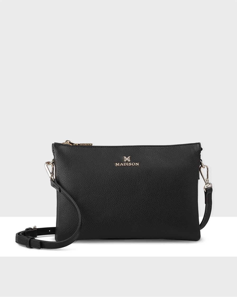 Black | AVERY 3 COMPARTMENT CROSSBODY BAG