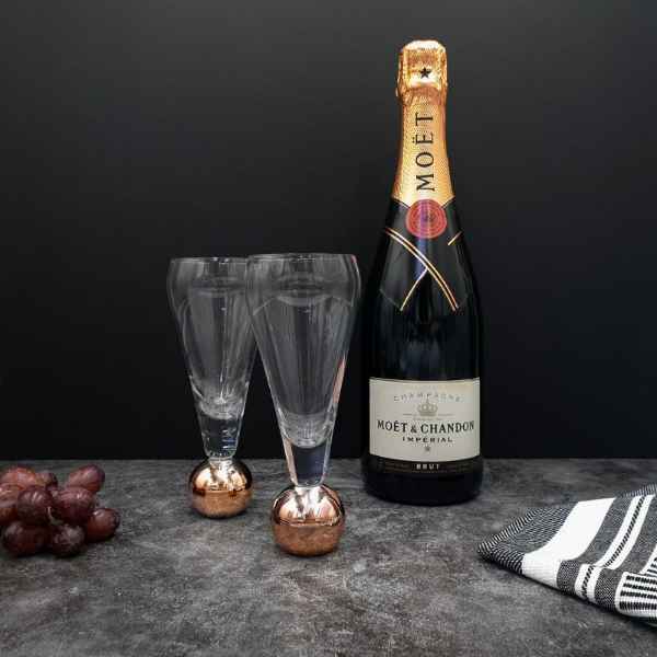 Stemless Champagne Glasses