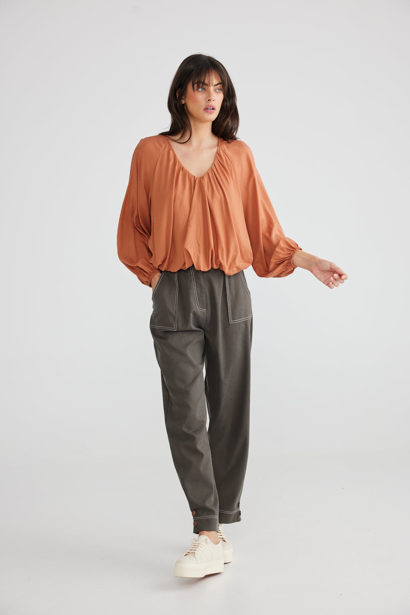 Talisman - Fleetwood Shirt - Caramel - Womens Fashion