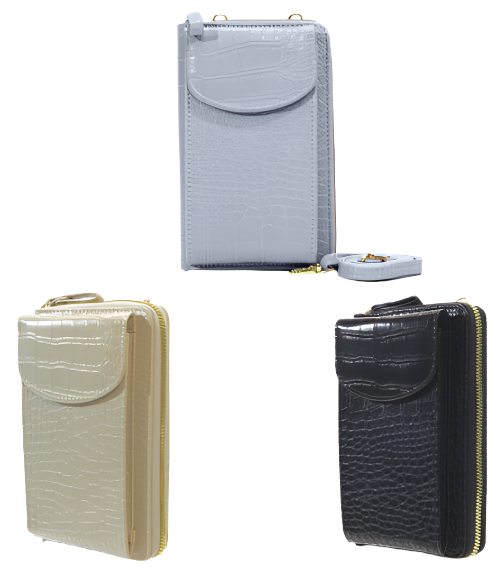 Remy Phone Wallet with Cross Body Strap