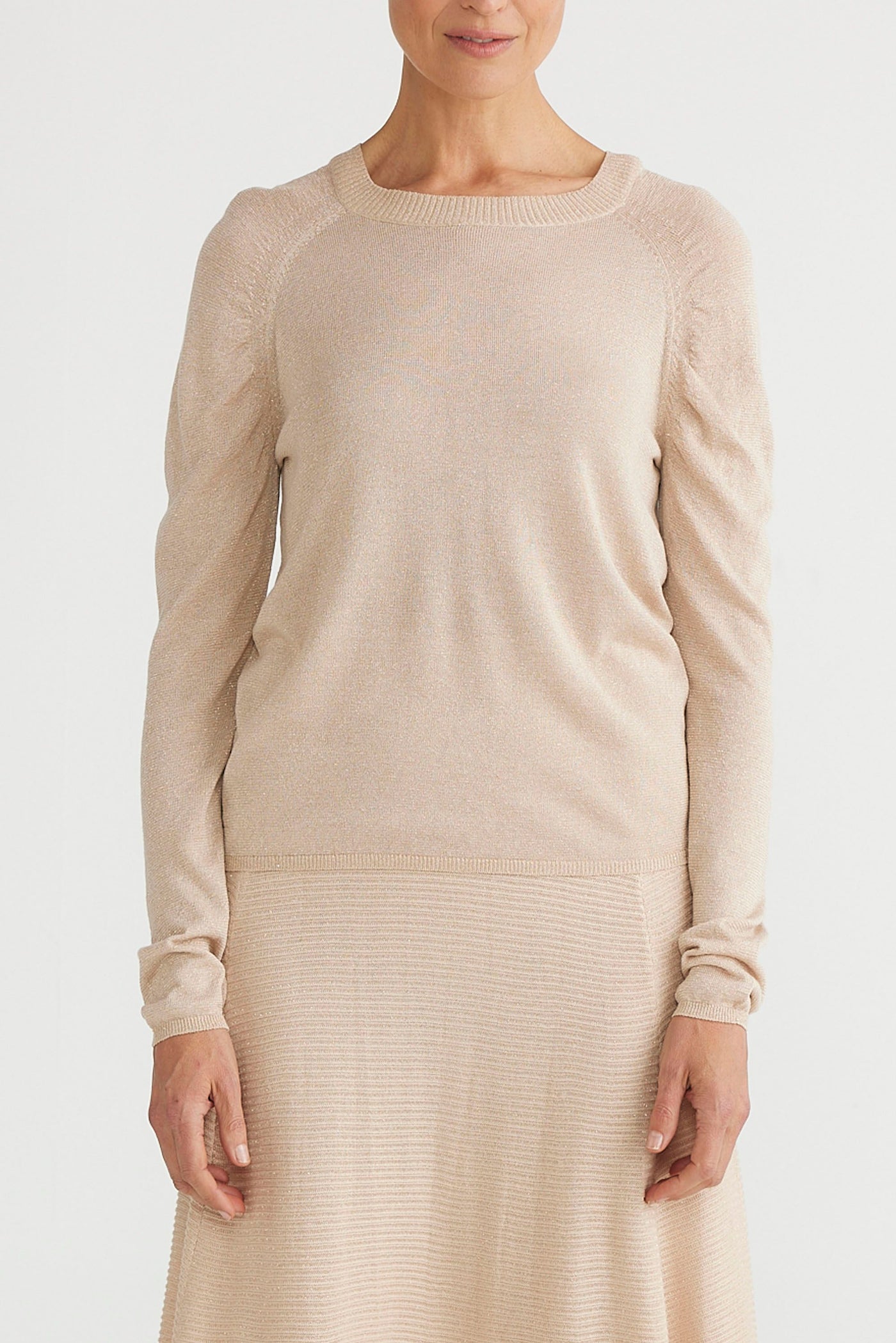 Domenica Gathered Sleeve Knit