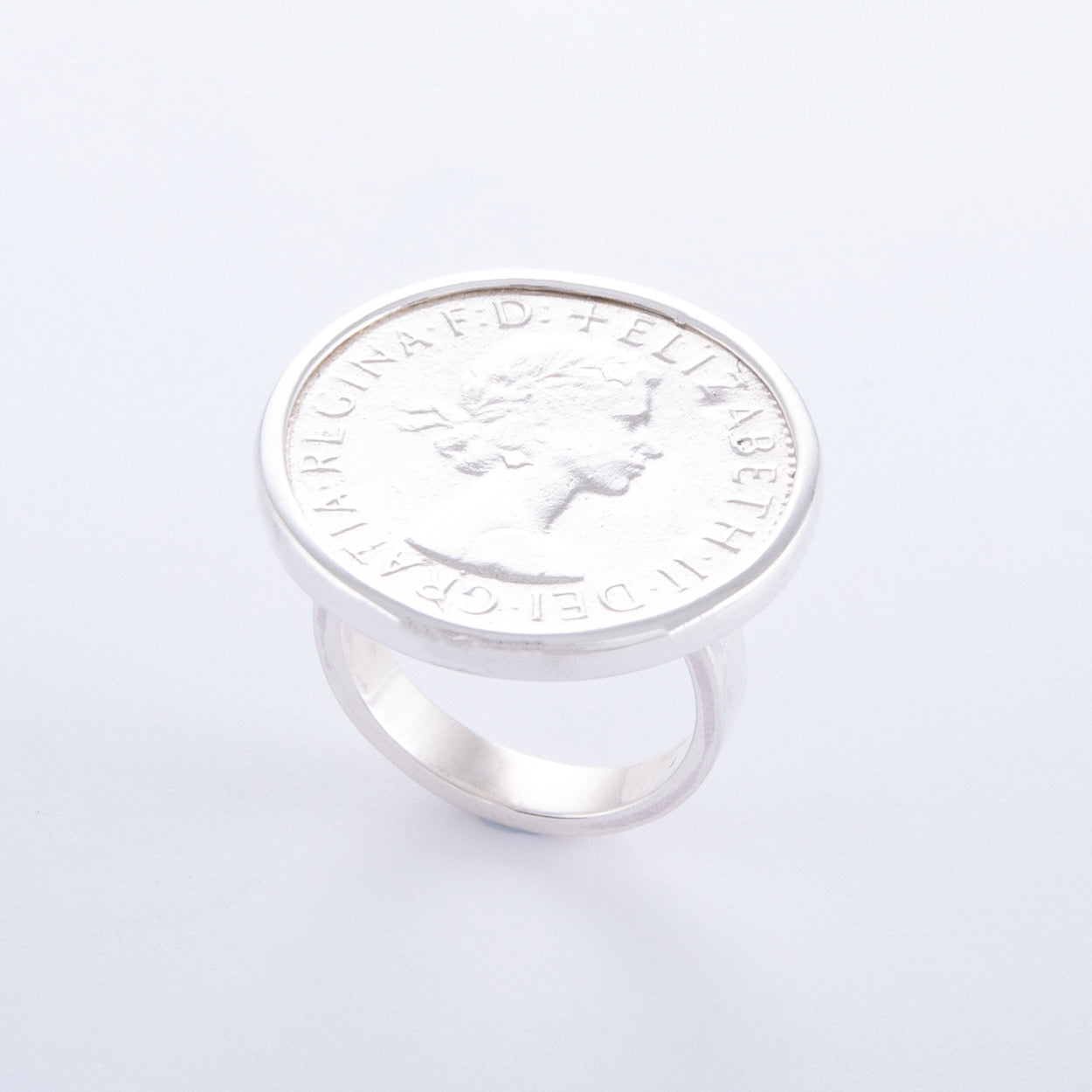 Sterling Silver Half Penny Ring