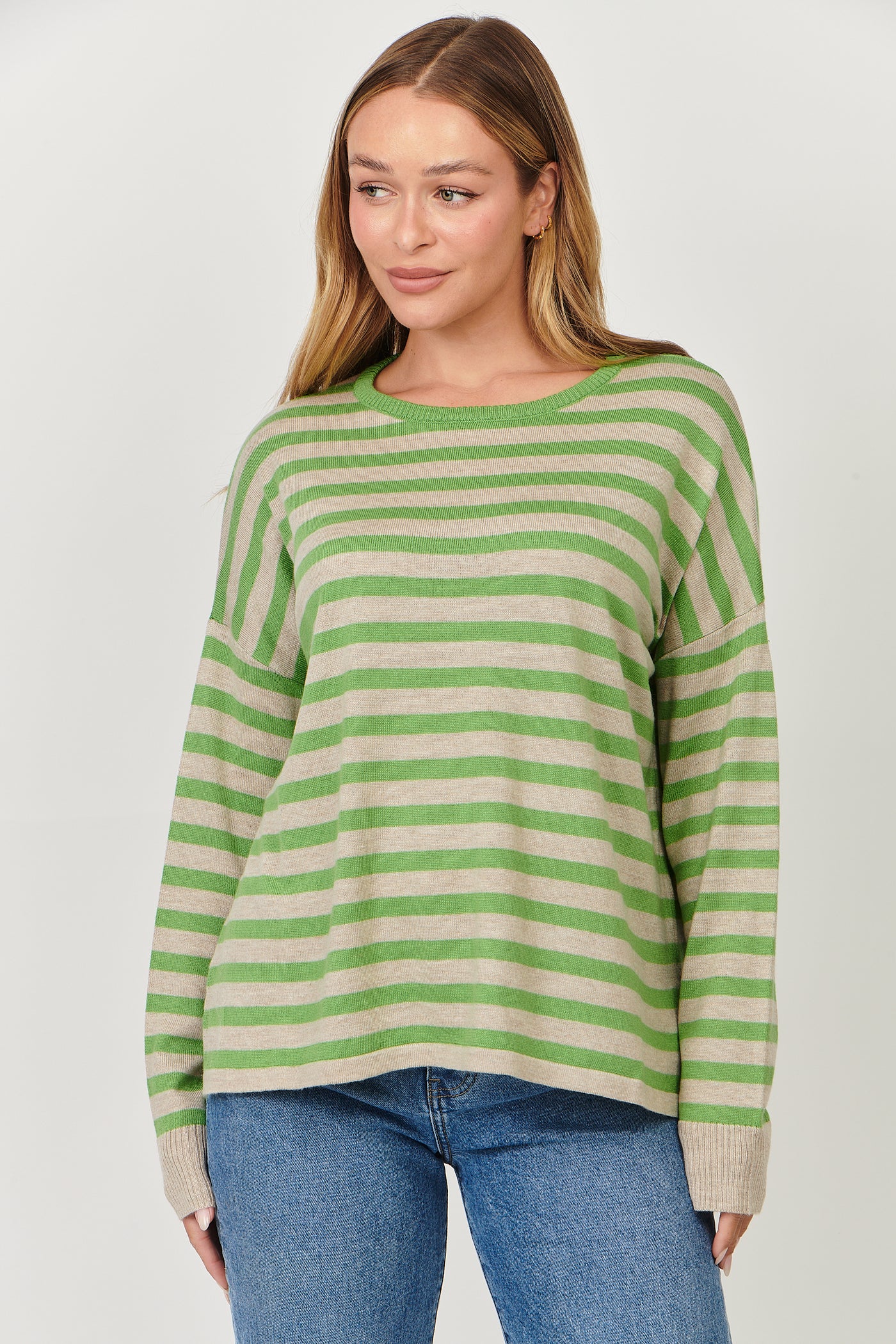 Namastai - Billie Jumper - Apple Stripe - Womens Fashion