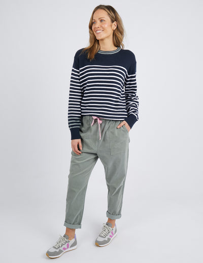 Elm - Dulcie Cord Pant - Ice - Womens Fashion