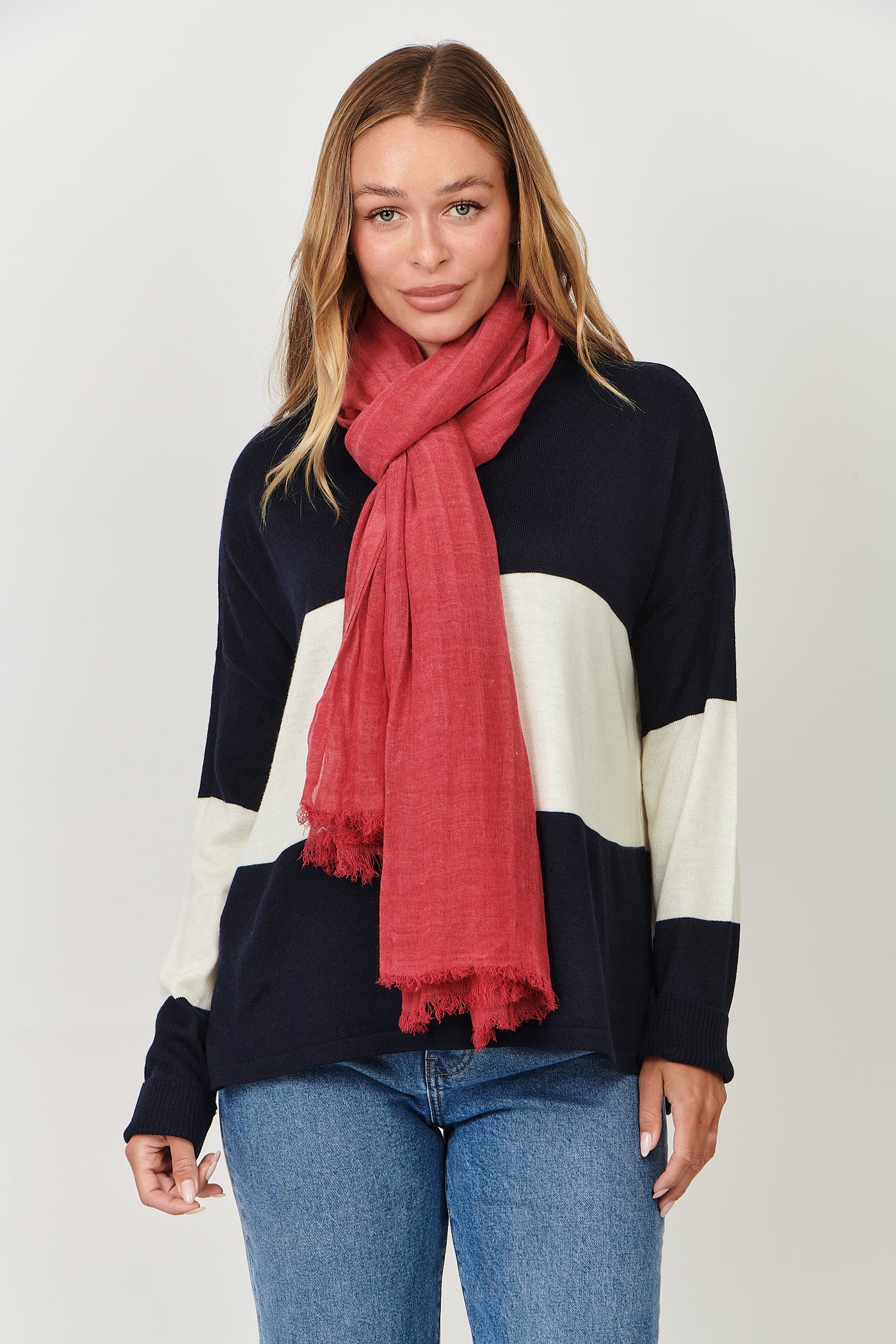 Namastai - Essie Scarf - Cherry - Womens Fashion