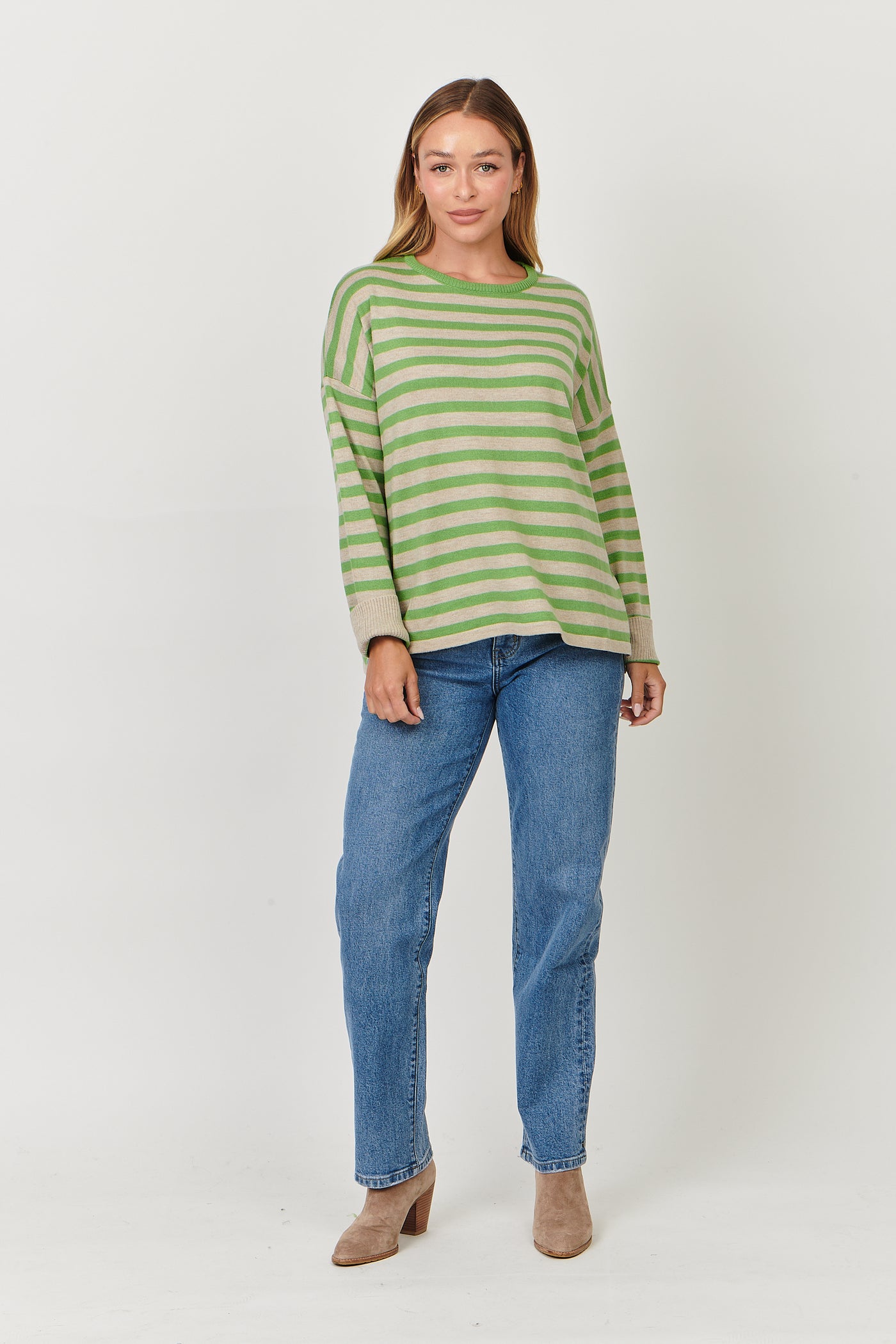 Namastai - Billie Jumper - Apple Stripe - Womens Fashion