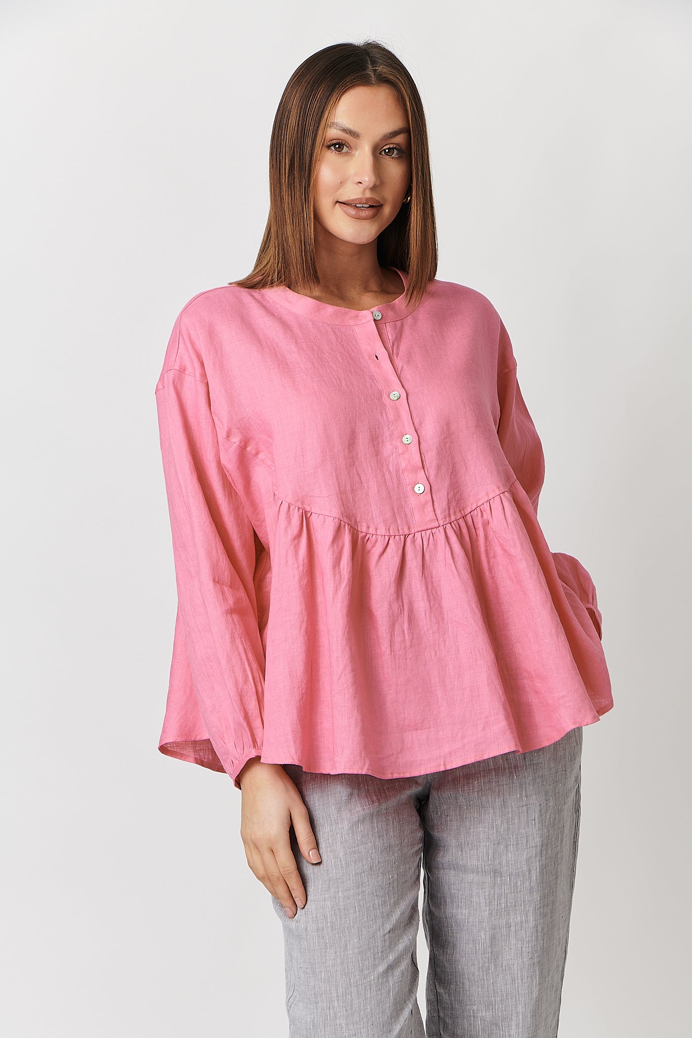 Olive Et Julie - Violet Top - Azalea - Womens Fashion