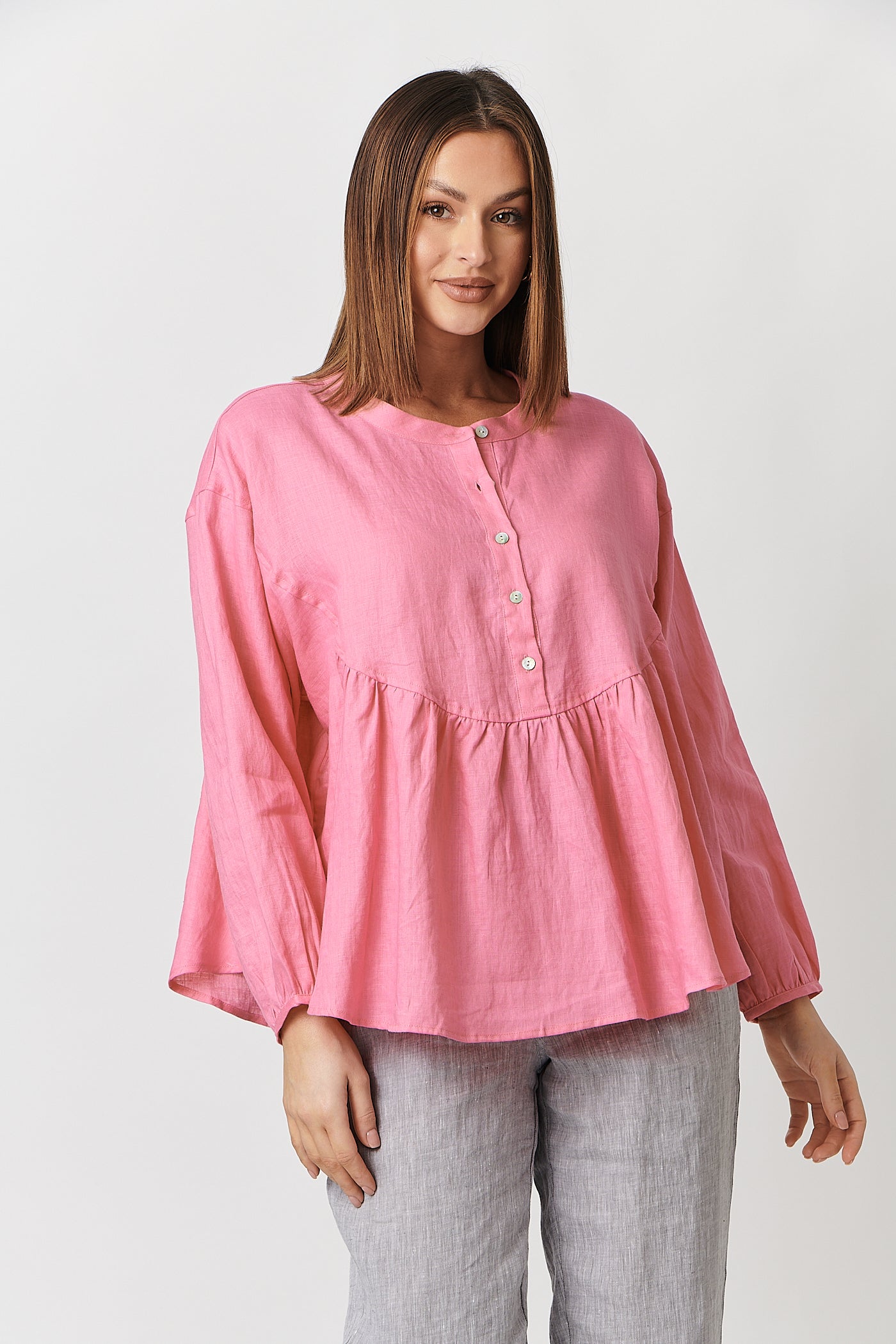 Olive Et Julie - Violet Top - Azalea - Womens Fashion