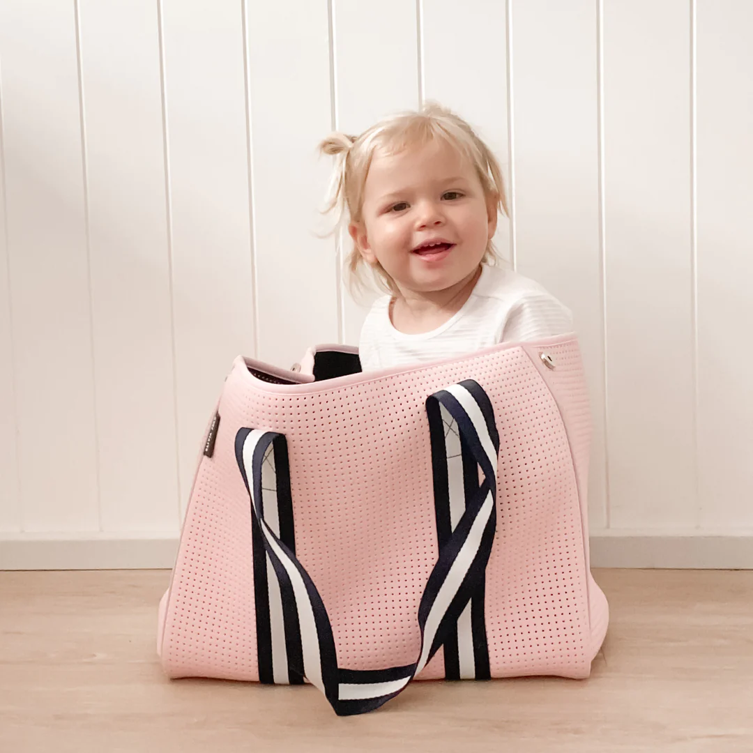 Aria Nappy/Gym/Beach Neoprene Tote Bag - Pink