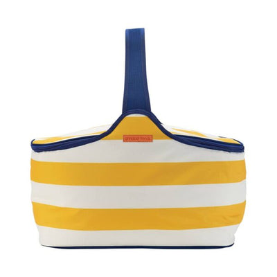 Picnic Cooler Bag – Yellow Stripe